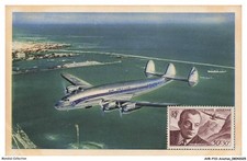AVRP10-0549-AVIATION - LOCKHEED CONSTELLATION EN SERVICE SUR LES LIGNES AIR FR