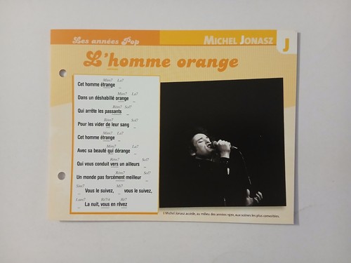 Carte fiche michel - -, jonasz