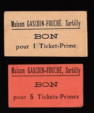 Lot de jetons-carton de