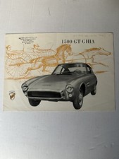 GHIA 1500 GT COUPE orig Sales