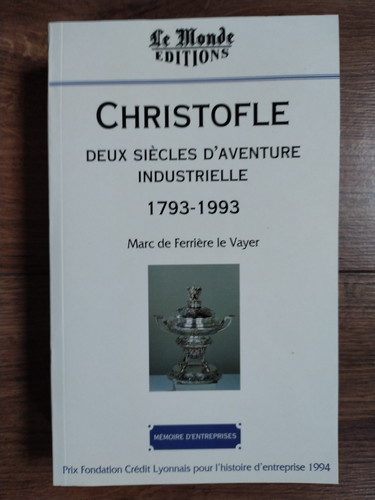 Livre rare christofle deux - rare,