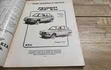 Revue technique Peugeot 104 6cv berline et coupe moteur essence 1977