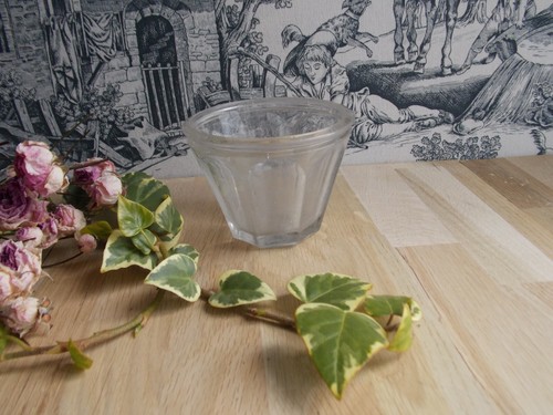 Ancien pot confiture en - ,