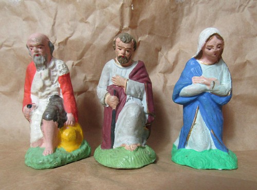 Lot santons devineau marie - lot, 3