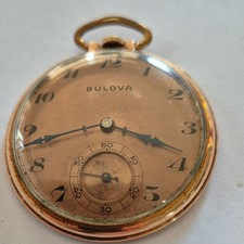 bulova pocket watch vintage