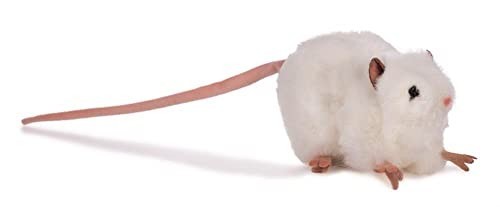 Peluche souris blanche hansa - blanche,