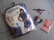 DEGUISEMENT + ACCESSOIRES ADULTE FEMME ARAIGNEE HALLOWEEN TAILLE L 40/42 