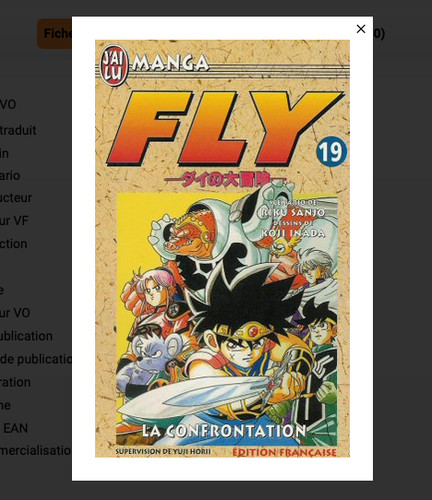 Manga fly dragon - quest,