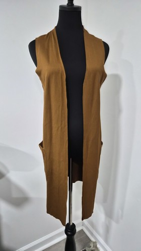 Pull bear brown vest size - vest,