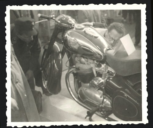 Photographie moto jawa ohc 500 - photographie,