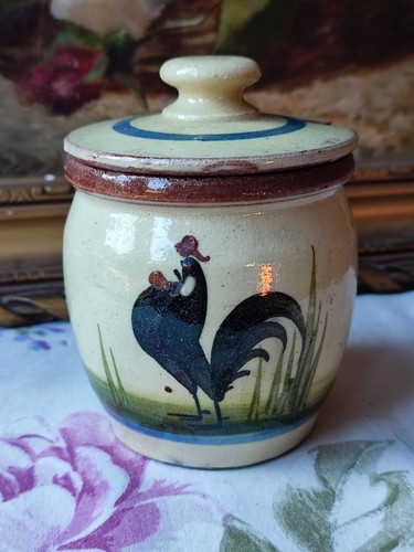 Ancien pot confiturier terre - ancien,