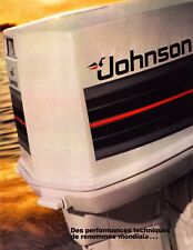 Bateaux - Catalogue Johnson - Moteurs Hors-Bord - 1982 - RARE !