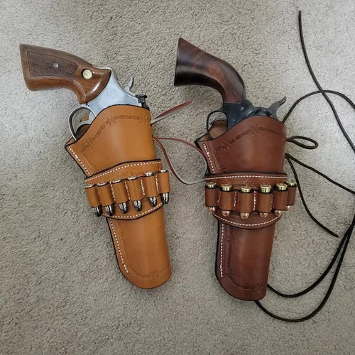 Western gun holster leather - western,