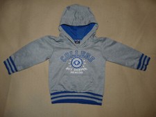 Pull sweat à capuche gris / bleu Zeroone 12 mois garçon - BE