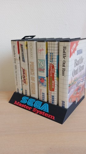 Présentoir pour jeux sega - présentoir,