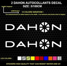2 DAHON  LOGO autocollant