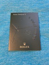Rolex Datejust II Livret De