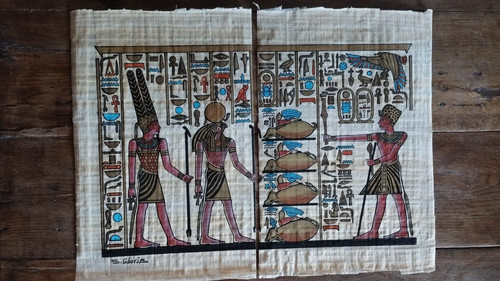 Deux papyrus avec - deux,