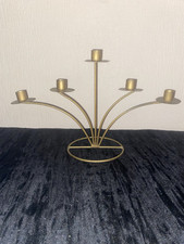 Bougeoir en laiton cinq branches porte Bougie Chandelier