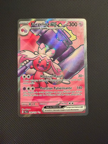 Carte pokémon forgelina - carte,