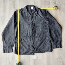 Vetement de travail ancien veste noire en coton