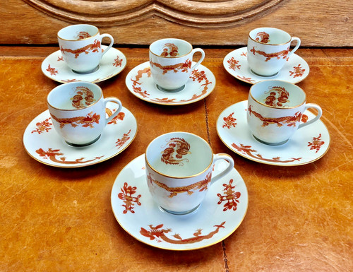 Ancien tasses cafe - 6,