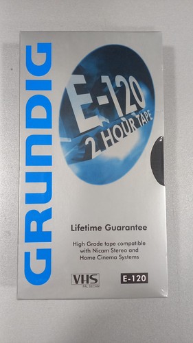Vhs grundig vidéo cassette - grundig,