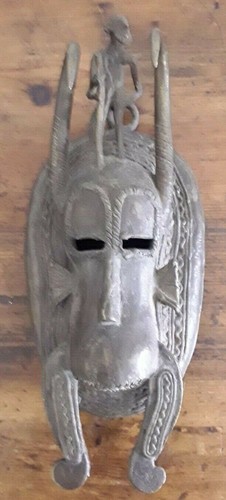 Rare masque singe - baoulÉ, en