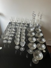 Service 43 Pièces Verres Cristal Baccarat Modelé beauharnais