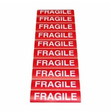 LOT 50 ETIQUETTES ADHESIVES FRAGILE EXPEDITION COLIS