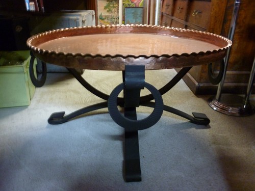 Table basse piètement - , fer