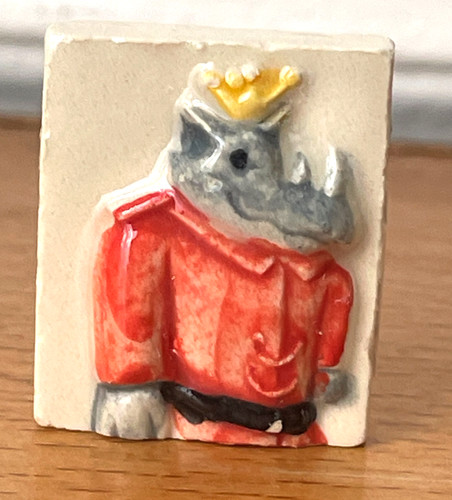 Fève vintage babar brun - de,