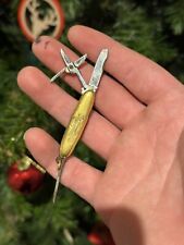 Couteau De Poche & Or 18k & Multifonctions & Monogramme 