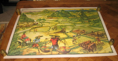 Ancienne affiche scolaire - scolaire, mdi