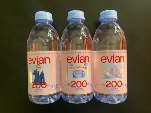 Lot bouteilles evian 25 - 3,