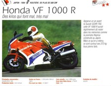Fiche moto honda - vf, 1000
