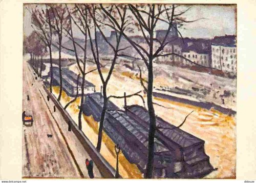 Carte postale art - carte, peinture