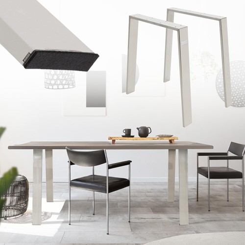Set pieds table loft - 2x,