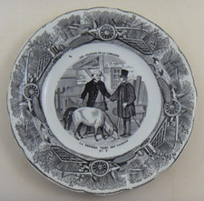 ASSIETTE Parlante 'Travaux de