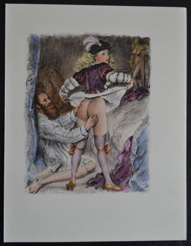 Lithographie erotique vers - lithographie,