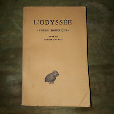 HOMERE L'ODYSSEE "POESIE