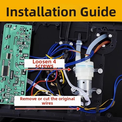 Pompe eau 12v buse moteur - à,