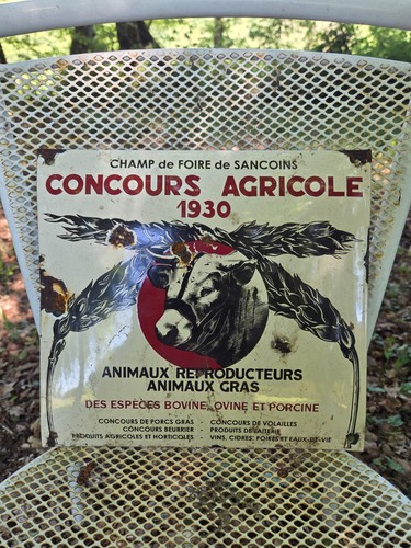 Plaque émaillée concours - plaque,