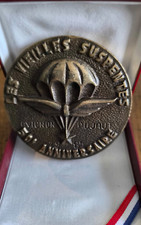 Médaille Bronze Fred Geille Parachutiste les vieilles suspentes /I256bis