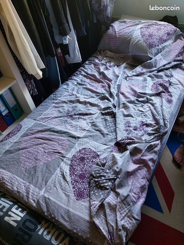 Lit simple ikea matelas - lit,