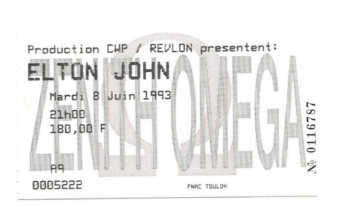 Rare ticket billet de - /,