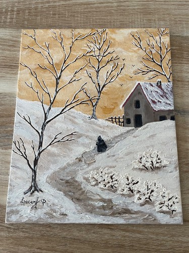 Tableau huile peinture - tableau, paysage