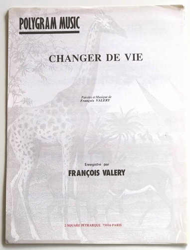 Partition vintage sheet music