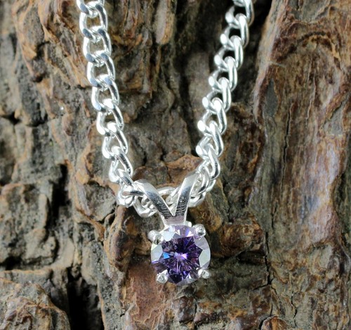Pendentif solitaire diamant - pendentif,