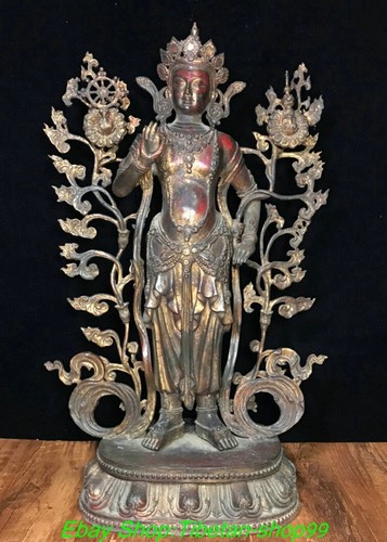 Old tibet bronze - bronze, padmapani